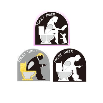 Cronometru cu nisip în formă de toaletă, din plastic, brand Shuangwei (brand privat autorizat), cadou gata de oferit, ornament suspendat decorativ