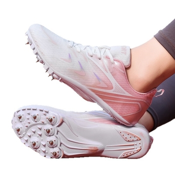 Unisex tenisice za atletiku s 7 šiljaka na stazu – prozračan mrežasti gornji dio, lagane tenisice za sprint trening s potplatom od prirodnog kaučuka