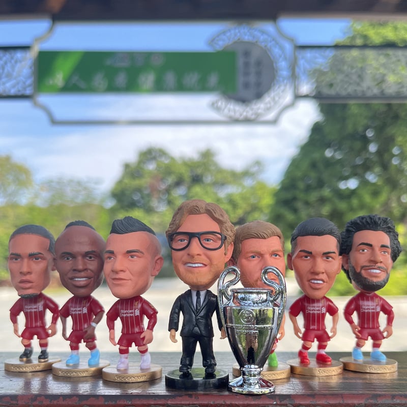 Figură jucător de fotbal – PVC, Soccerwe, figură colecționabilă pentru fani, origine Shenzhen