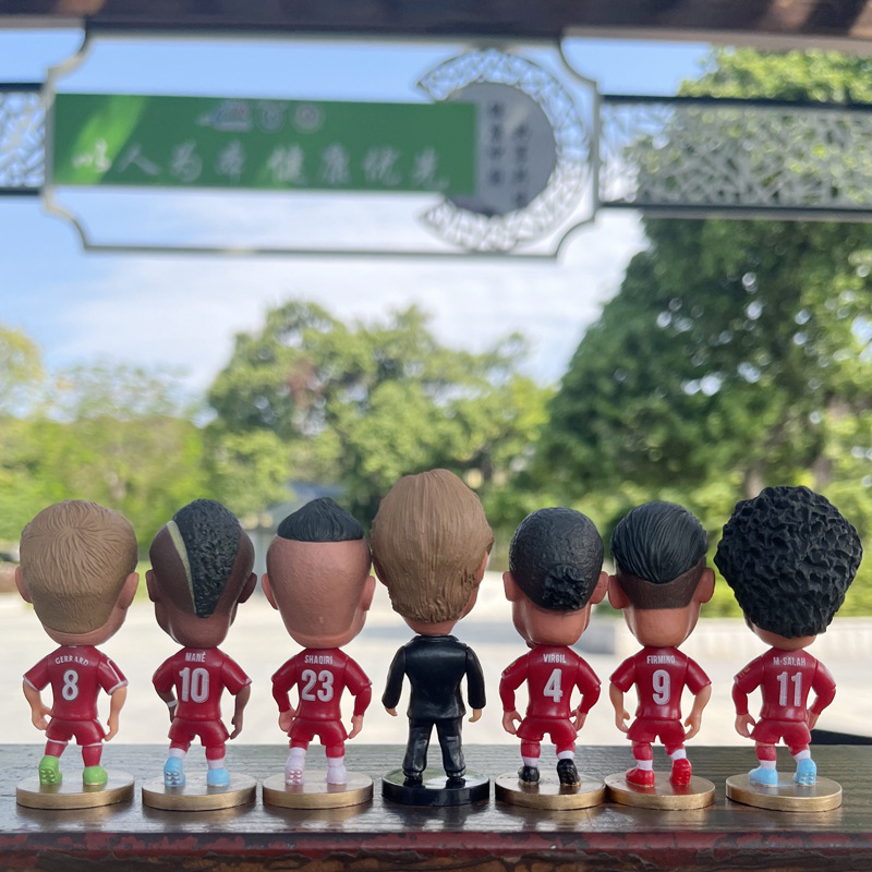 Figură jucător de fotbal – PVC, Soccerwe, figură colecționabilă pentru fani, origine Shenzhen