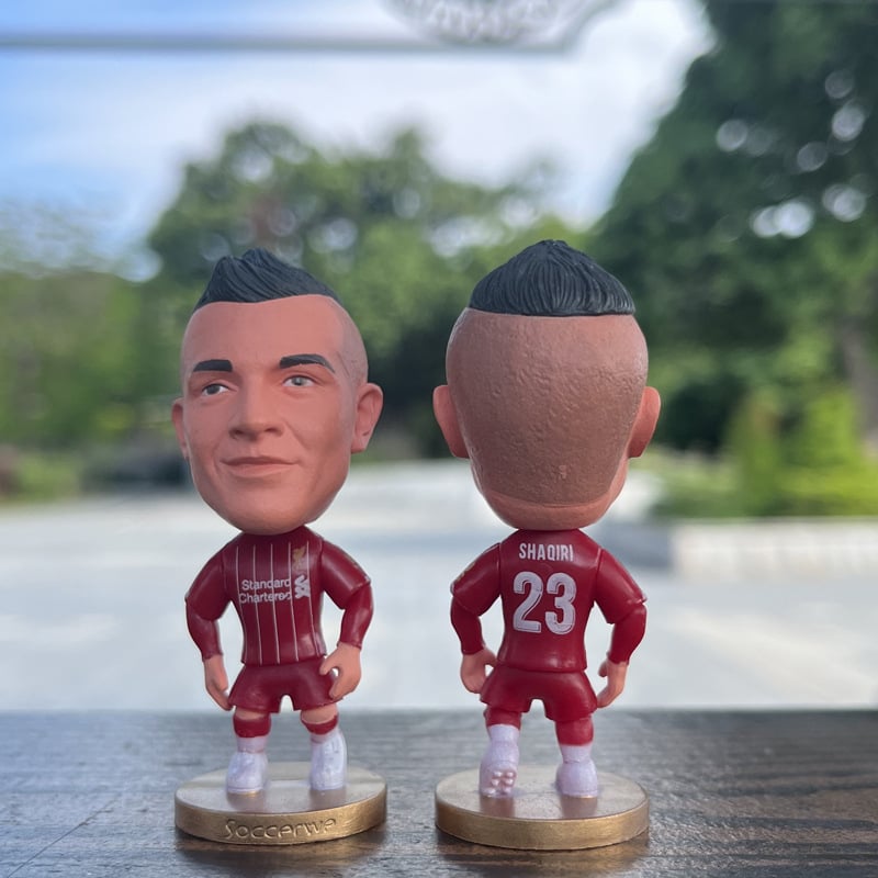 Figură jucător de fotbal – PVC, Soccerwe, figură colecționabilă pentru fani, origine Shenzhen