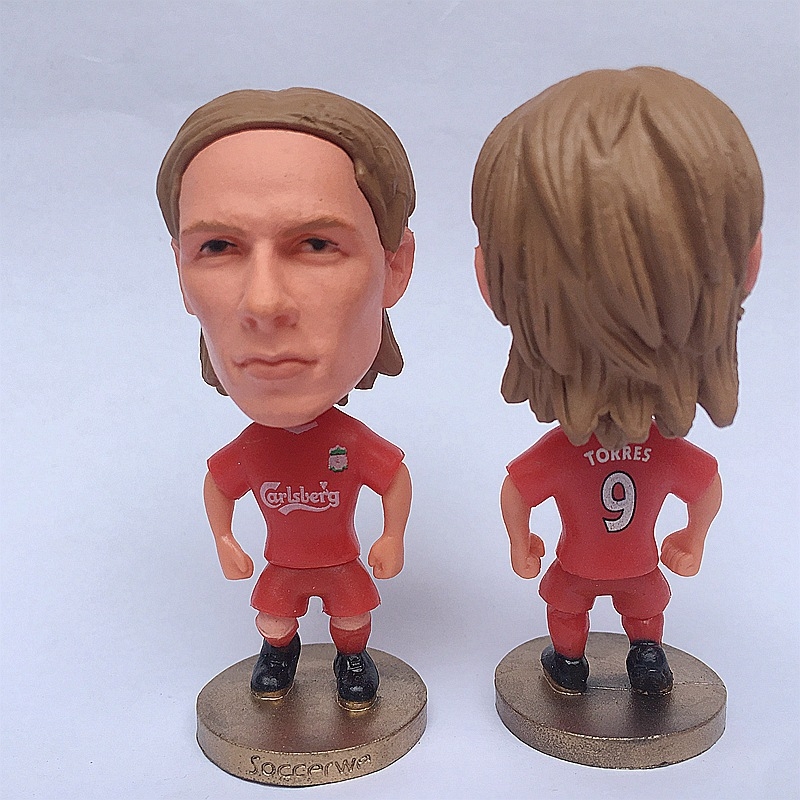 Figură jucător de fotbal – PVC, Soccerwe, figură colecționabilă pentru fani, origine Shenzhen