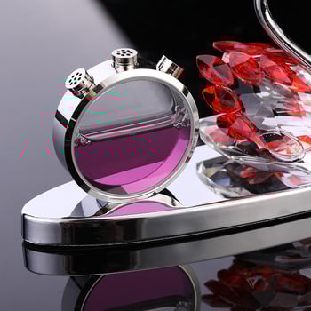 Energy Hut Μεταλλικός Κρυστάλλινος Κύκνος Αυτοκινήτου – Δοχείο Αρωμάτων Αυτοκινήτου, Πολυτελής Διακόσμηση Εσωτερικού