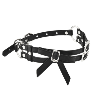 Fodros choker nyaklánc, kevert anyagok, arany medál, 41–50 cm, lánc típusú Chopard