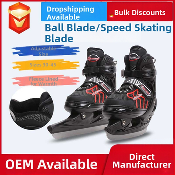 Topánky na krasokorčuľovanie – polomäkké horné, podrážka z PE s vysokou pevnosťou, čepeľ z vysokopevnostnej nehrdzavejúcej ocele, značka Companion Wei