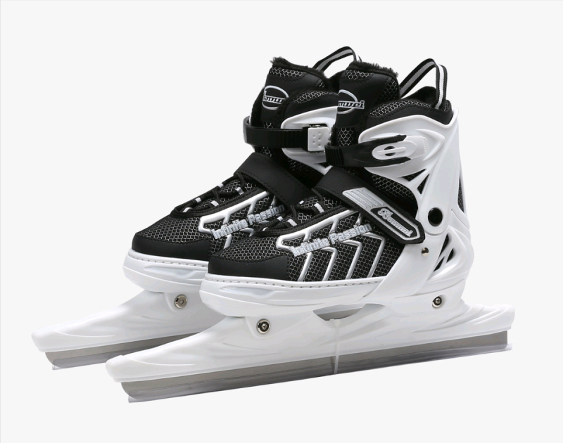 Műkorcsolyázó cipő – félpuha felsőrész, magas szilárdságú PE talp, magas szilárdságú rozsdamentes acél penge, Companion Wei márka