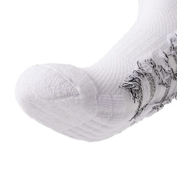 Kosárlabda zoknik, lélegző hálós szövés, törölköző-szerű alj, középhosszú, izzadságot felszívó