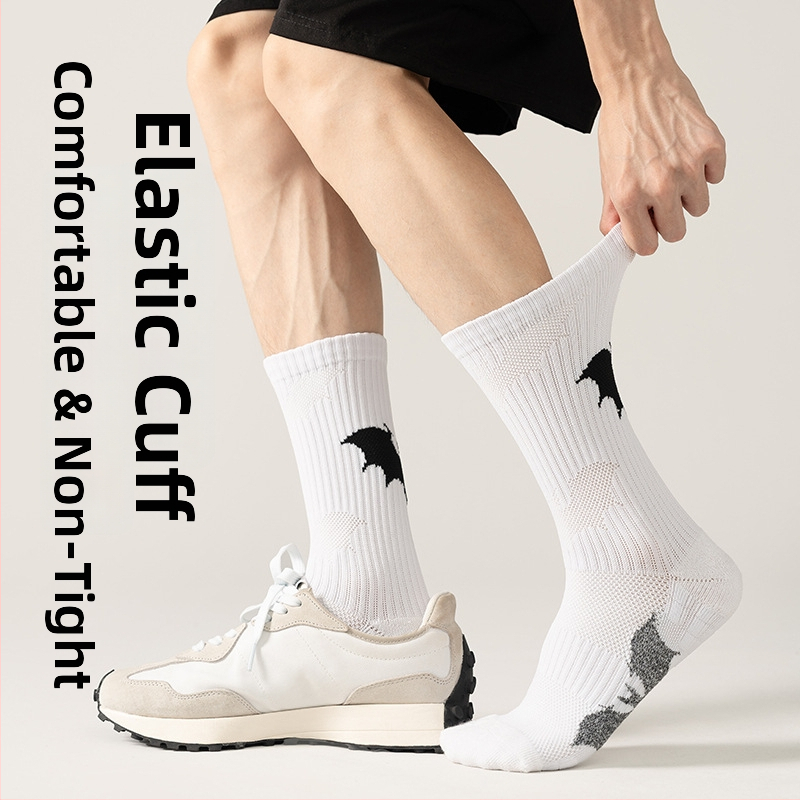 Basketbalové ponožky, priedušná sieťovina, froté spodná časť, stredná dĺžka, absorbujú pot