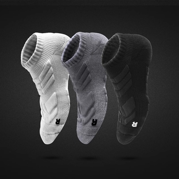 Férfi futó zokni – Poliészter-pamut, Stable márka, rövid sport zokni maratonra és kosárlabdára