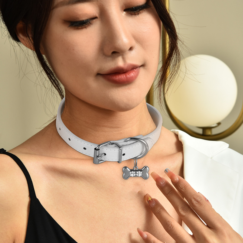 Choker od legure s palladijevim privjeskom, višeslojni Chopin lanac za žene