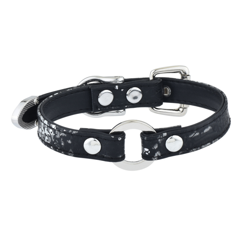 Колие Mingba: Геометричен дизайн със сърце-змия модел, смеси материали, висулка от сплав, кожена верижка