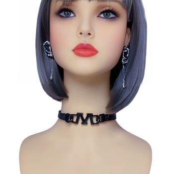 Колие с яка от сплав, текстов дизайн на висулката, унисекс, ключична верига, 20 g, Лято 2024