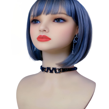 Колие с яка от сплав, текстов дизайн на висулката, унисекс, ключична верига, 20 g, Лято 2024