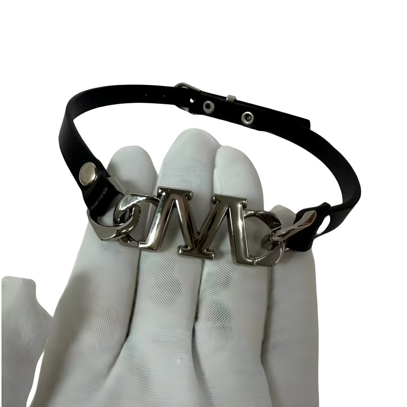 Колие с яка от сплав, текстов дизайн на висулката, унисекс, ключична верига, 20 g, Лято 2024