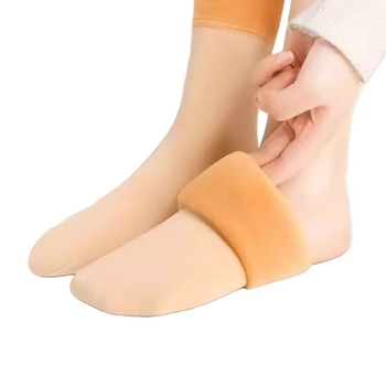 Hózoknik: meleg téli zoknik fleece-béléssel, vastag, uniszex férfiak és nők számára (Márka: other; Anyag: d'f'g)