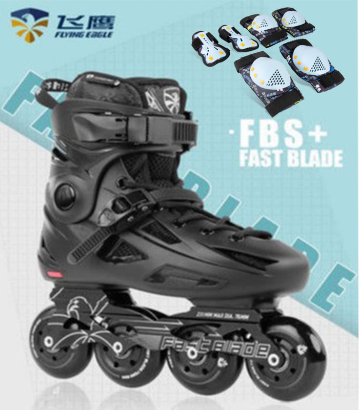 Flying Eagle görkorcsolya - PU hálós felsőrész, PE talp, egysoros kerekek, PU magas visszacsatolású kerekek, unisex