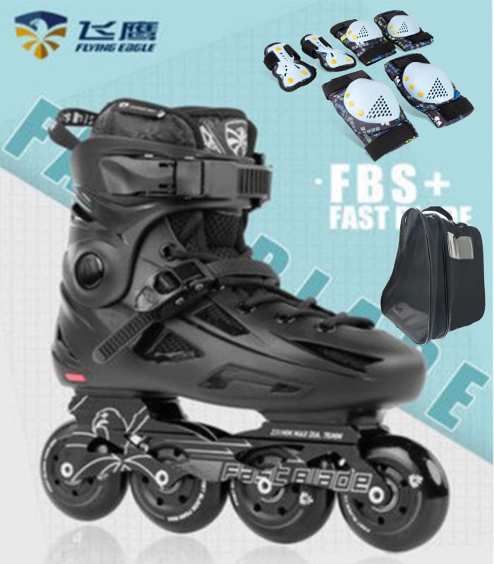 Flying Eagle görkorcsolya - PU hálós felsőrész, PE talp, egysoros kerekek, PU magas visszacsatolású kerekek, unisex