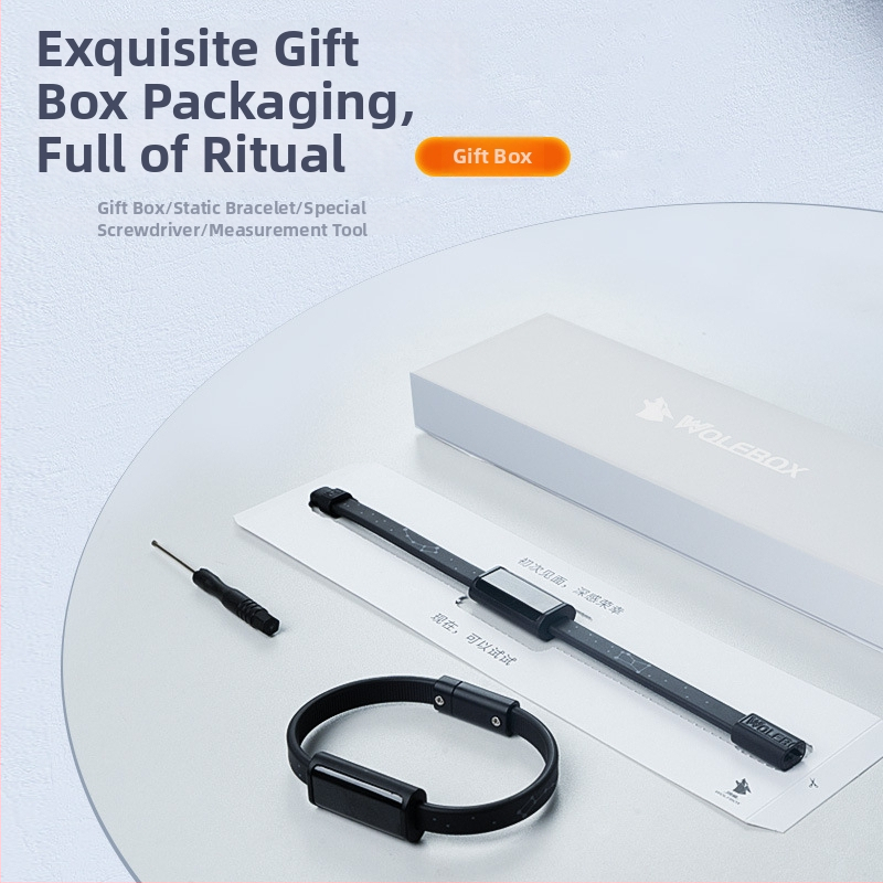 Autowoel Športový zápästný náramok s AI inteligentným čipom, elektrostatickou technológiou, bezdrôtovým silikónovým dizajnom pre vonkajšie športy