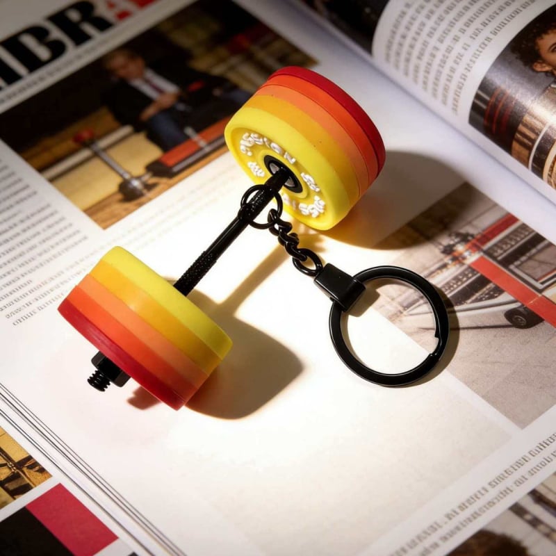 Κλειδοθήκη με Μπάρα και Μίνι Αλτήρας – Σύγχρονος Μινιμαλισμός, Υλικό: Μαλακό Κόλλα, Έτοιμο για Δώρο