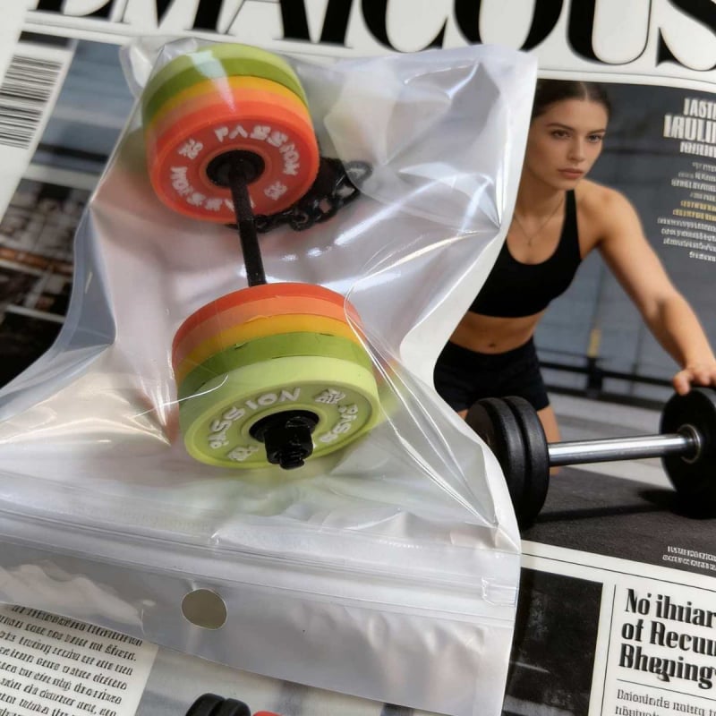 Κλειδοθήκη με Μπάρα και Μίνι Αλτήρας – Σύγχρονος Μινιμαλισμός, Υλικό: Μαλακό Κόλλα, Έτοιμο για Δώρο