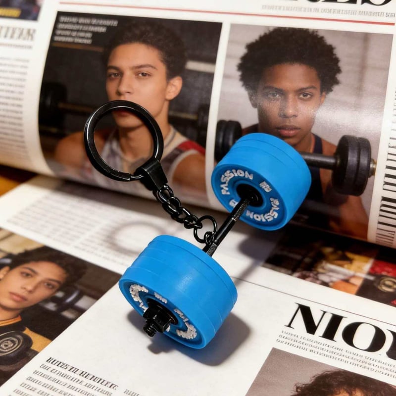 Κλειδοθήκη με Μπάρα και Μίνι Αλτήρας – Σύγχρονος Μινιμαλισμός, Υλικό: Μαλακό Κόλλα, Έτοιμο για Δώρο