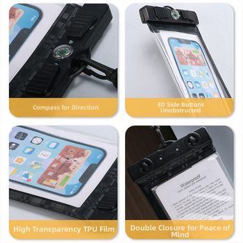 Vodootporna torbica za telefon oko vrata – za aktivnosti na otvorenom i plivanje, Materijal ABS+PVC, Marka Xing Star, Stil Fashion Leisure, Univerzalna kompatibilnost s telefonima