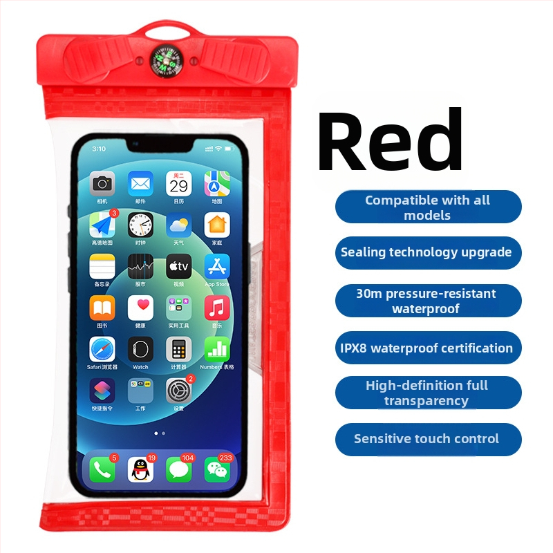 Vodootporna torbica za telefon oko vrata – za aktivnosti na otvorenom i plivanje, Materijal ABS+PVC, Marka Xing Star, Stil Fashion Leisure, Univerzalna kompatibilnost s telefonima