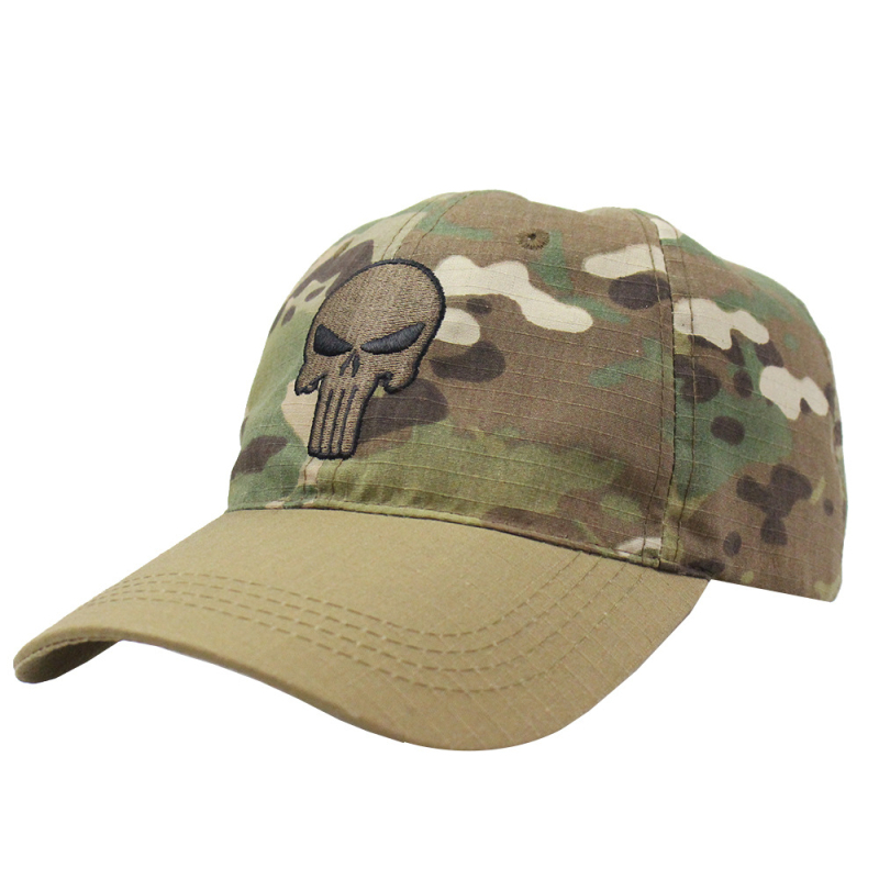 Камуфлажна бейзболна шапка за открито, унисекс, плат 35% памук и 65% полиестер, подходяща за походи и спорт
