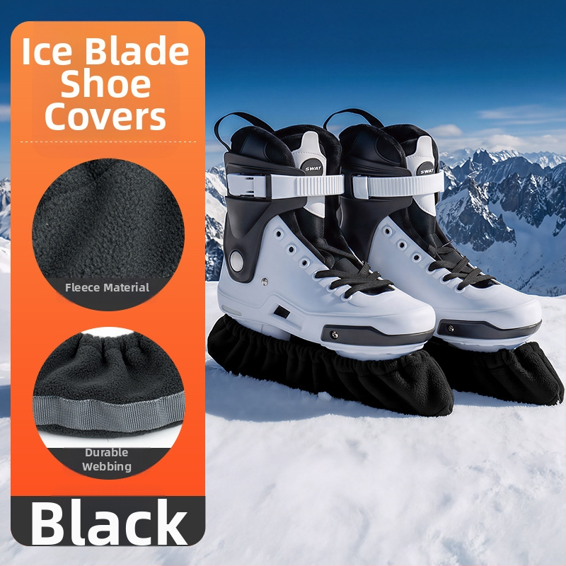 Ochranné návleky na ľadové topánky, štýl 302, MAKINO FOX — horná látka fleece, podrážka z webbingu, ochrana čepele