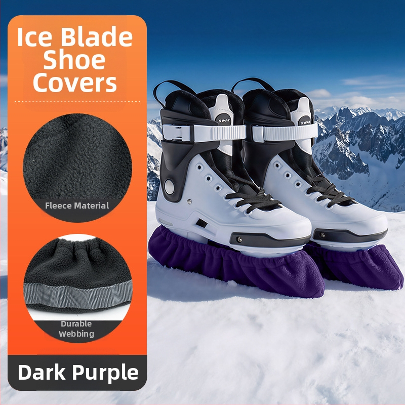 Ochranné návleky na ľadové topánky, štýl 302, MAKINO FOX — horná látka fleece, podrážka z webbingu, ochrana čepele