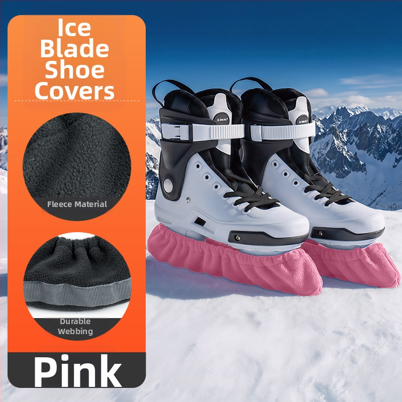 Ochranné návleky na ľadové topánky, štýl 302, MAKINO FOX — horná látka fleece, podrážka z webbingu, ochrana čepele