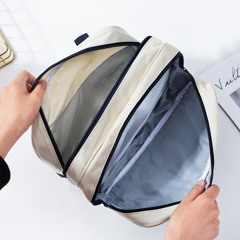 Geantă de voiaj cu separare umed/uscată, pentru plajă și fitness (Caragana GS, formă cub, Oxford material, multifuncțională)