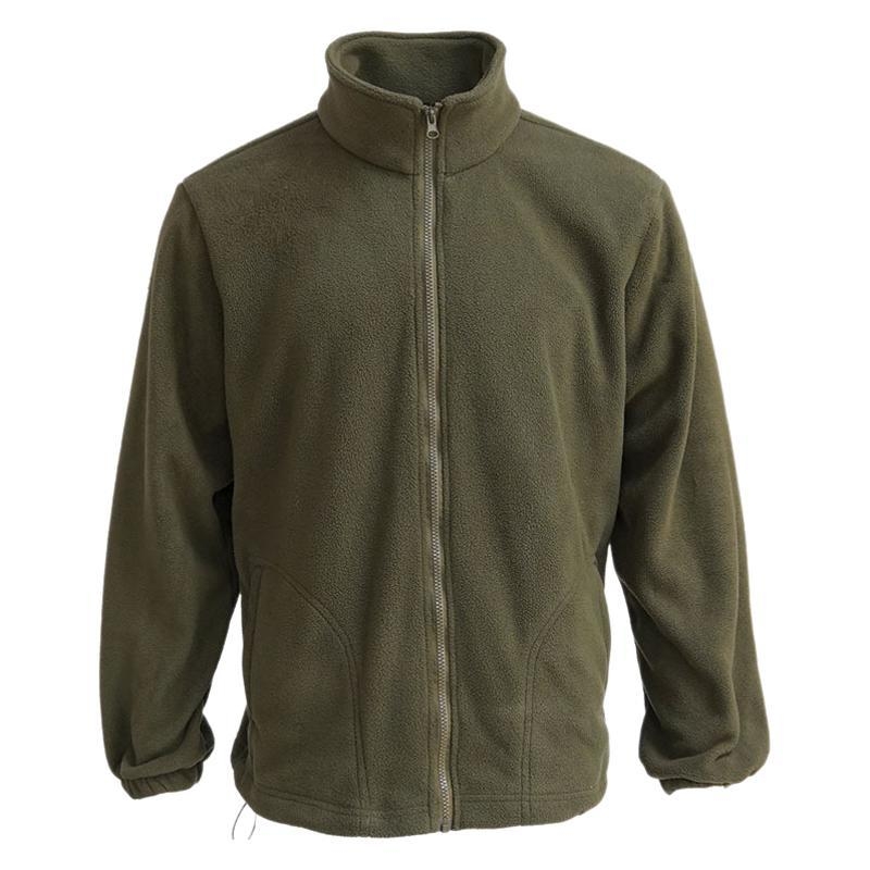 Fleece jakna kardigan stil, poliester tkanina, podstava poliester, pogodna za zimu, proljeće i jesen