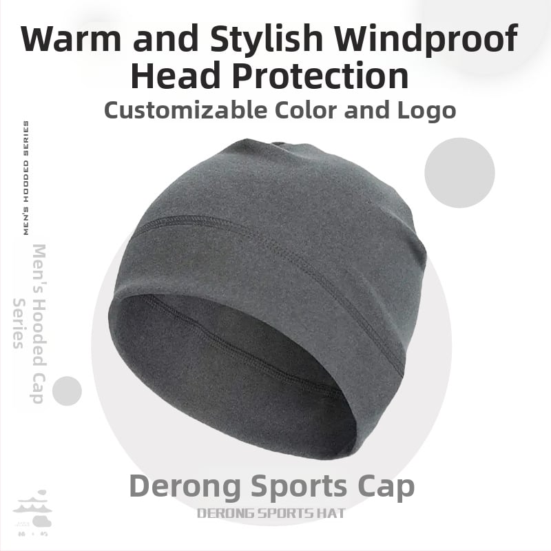 Športová čiapka pre vonkajšie zimné športy + vnútorná čiapka na prilbu (materiál: akrylové vlákno; unisex pre dospelých; možnosť potisku loga; vhodné pre jazdu na bicykli, beh a lyžovanie)