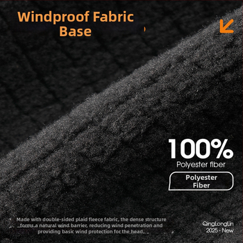 Бини шапка за спорт, ветроустойчива, топла, защита за ушите, за открито (Полиестер, Възрастни, Унисекс, Навън, Упражнение)