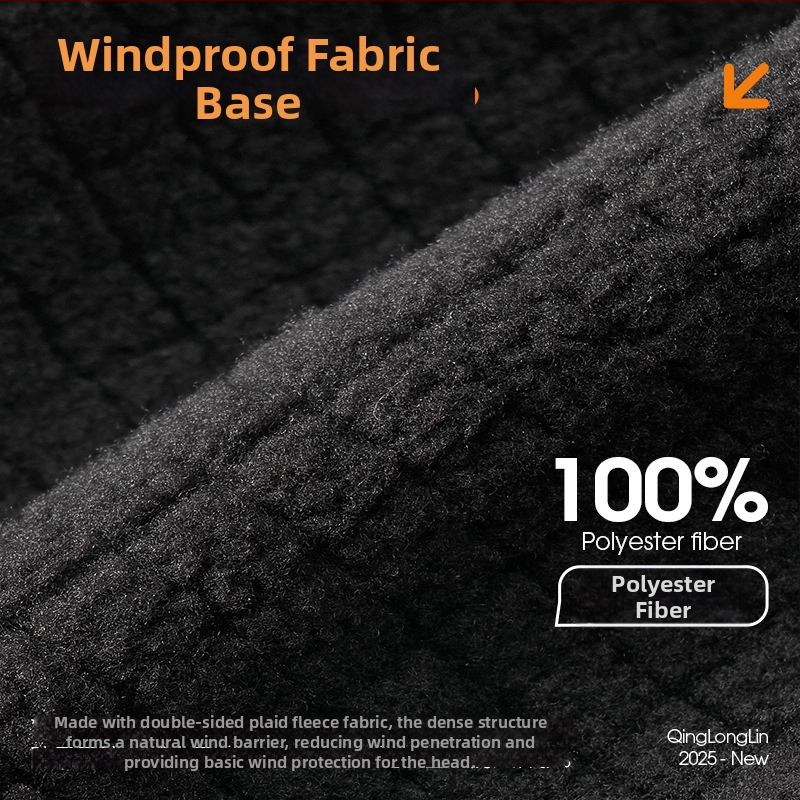 Бини шапка за спорт, ветроустойчива, топла, защита за ушите, за открито (Полиестер, Възрастни, Унисекс, Навън, Упражнение)