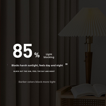 Záves na okno z bavlny a konope, vysoké zatienenie, moderný minimalistický japonský štýl pre obývaciu izbu a spálňu