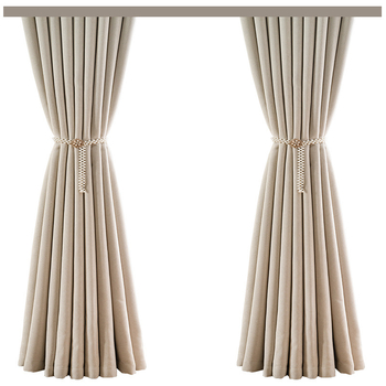 Памучно-ленена завеса за прозорец, висока степен на засенчване, модерен минималистичен японски стил за дневна и спалня