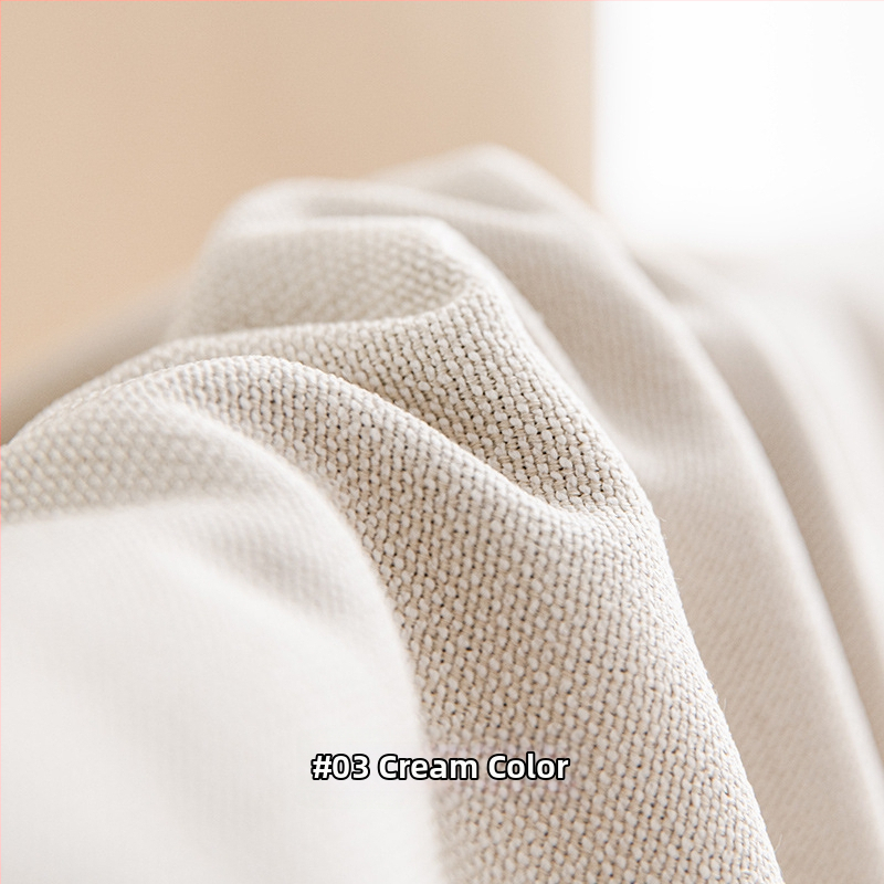 Záves na okno z bavlny a konope, vysoké zatienenie, moderný minimalistický japonský štýl pre obývaciu izbu a spálňu