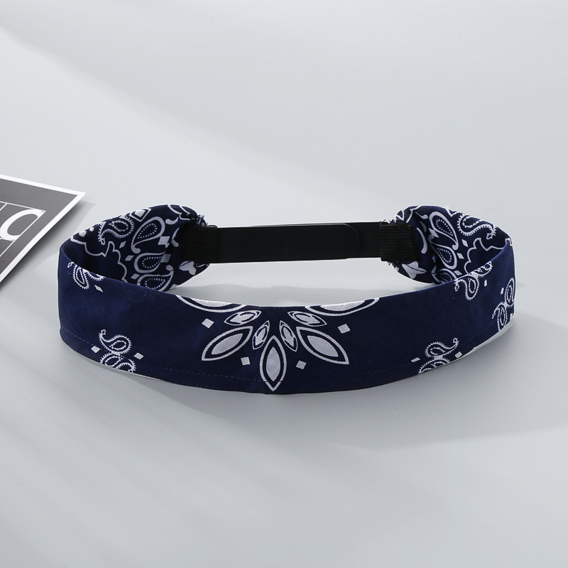 Svilena marama za kosu s floralnim uzorkom, ulični stil, mogućnost prilagodbe, ambalaža na veliko (stil: Star Street Shooting; kategorija: Headwear)