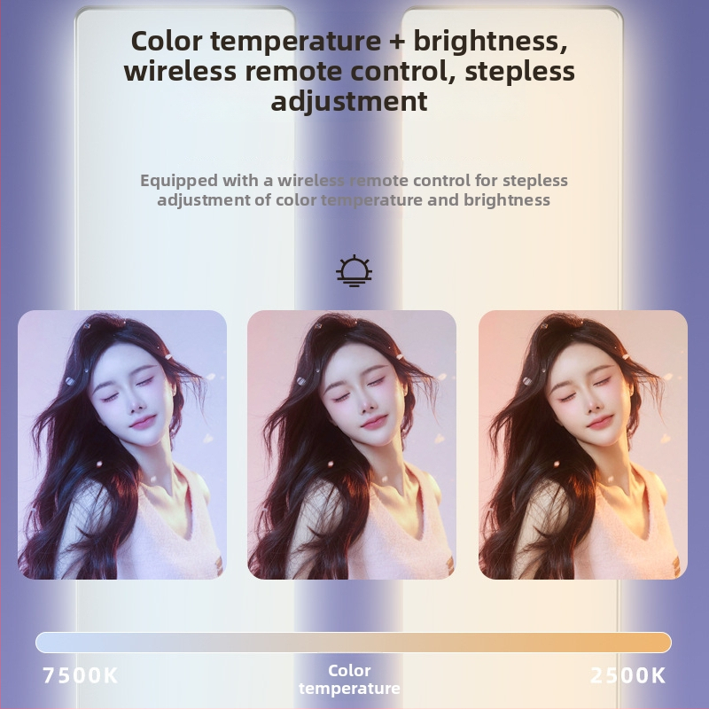 Stojan osvetlenia pre živé vysielanie s trojitým farebným teplotným rozsahom – výkon 10–50W, 220V, ručné ovládanie