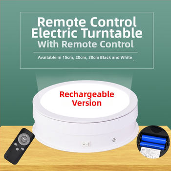 Stojan na zobrazenie výrobkov — ABS+PC, na fotografovanie výrobkov, hmotnosť 0,5 kg, značka Electric turntable
