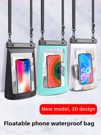 Vodootarna futrola za telefon s dodirnim ekranom, velika zapremina, 8,3 inča, za Apple i Huawei, pogodna za plažu i plivanje
