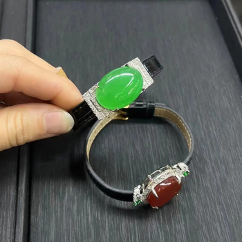 Narukvica od ahata, geometrijski dizajn, unisex, modni/celeb stil, jesen 2024