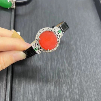 Narukvica od ahata, geometrijski dizajn, unisex, modni/celeb stil, jesen 2024