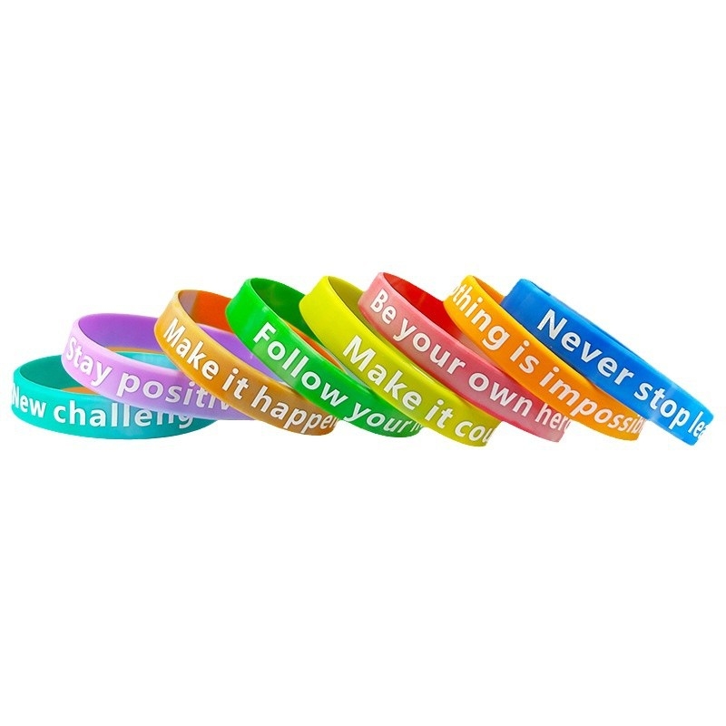 Silikonska narukvica - Geometrijski oblik, Unisex, Prirodni stil, Prilagodljivo