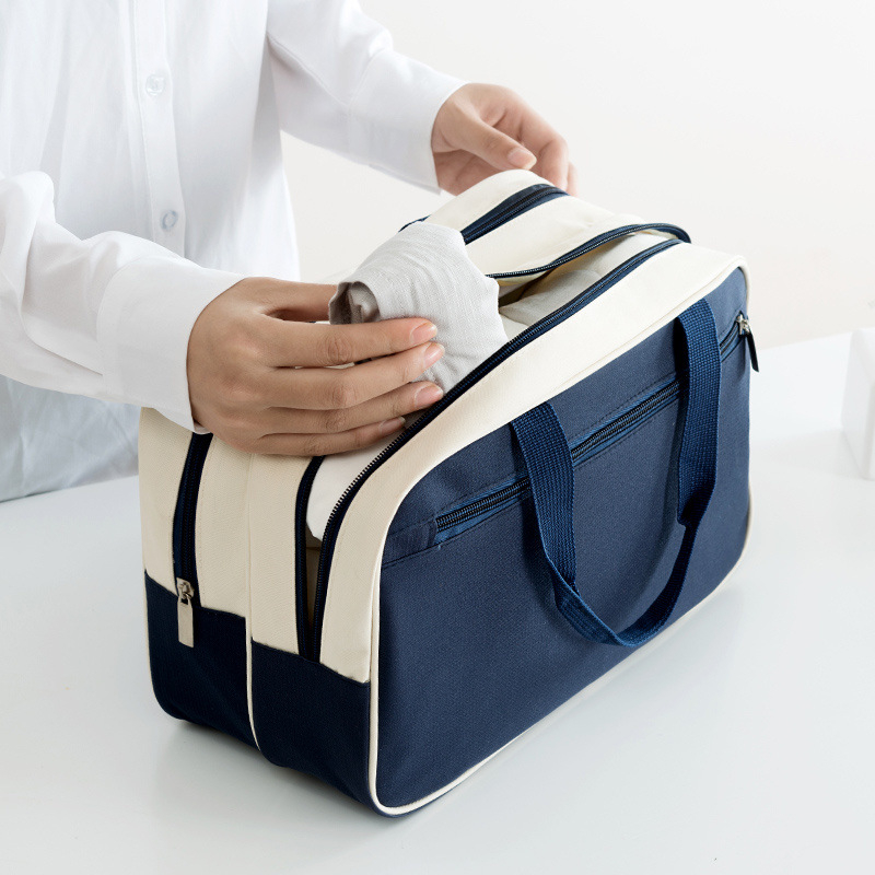 Torba za plivanje s odjeljkom suho/mokro, najlonski materijal, unisex dizajn, prilagodljiva, za plažu i vodene aktivnosti