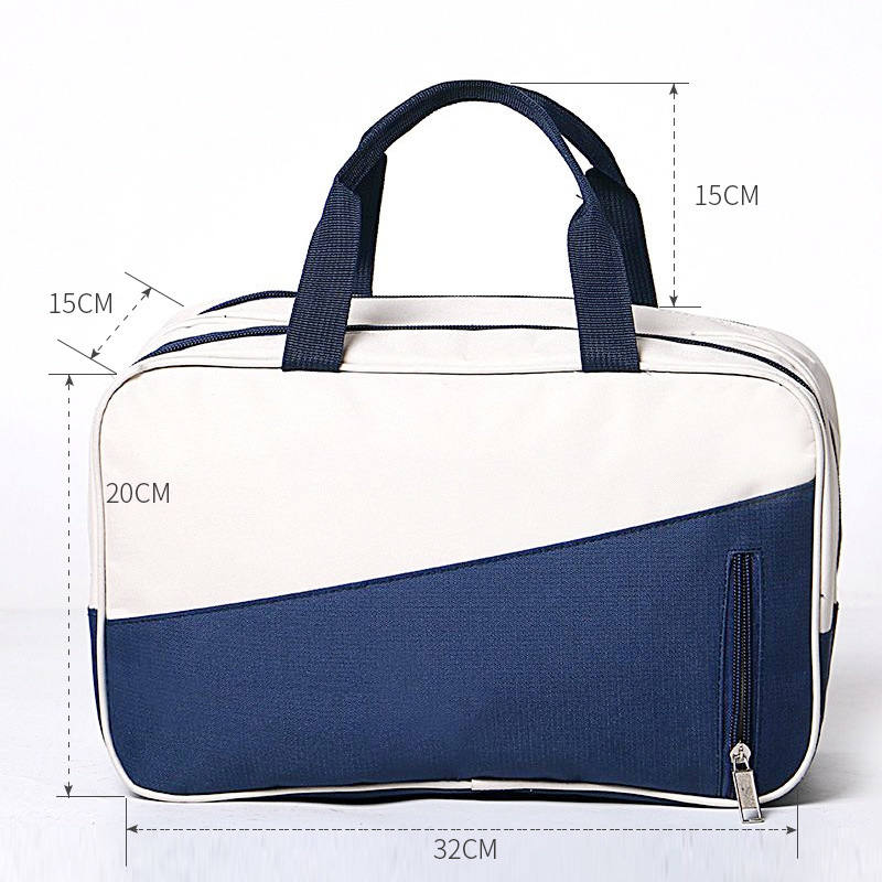 Torba za plivanje s odjeljkom suho/mokro, najlonski materijal, unisex dizajn, prilagodljiva, za plažu i vodene aktivnosti