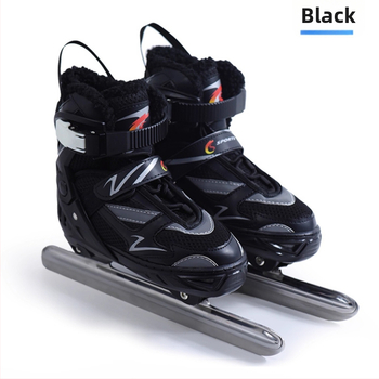 Rýchlostné korčule s nastaviteľnou oceľovou oporou – vrchná časť z siete, podrážka PVC, čepele z karbónovej ocele