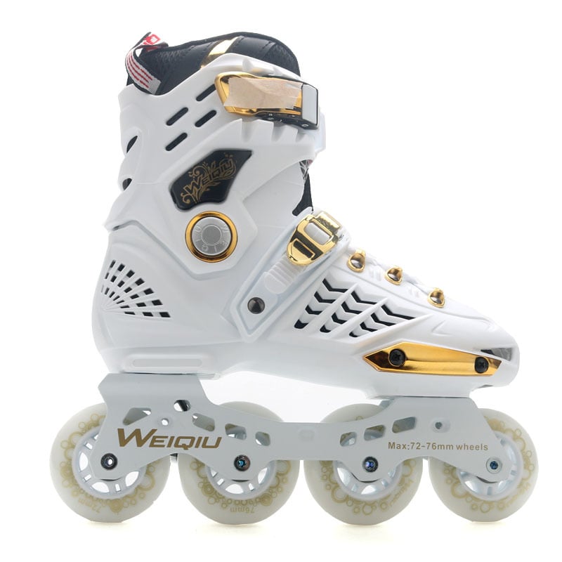 Felnőtt inline görkorcsolya – uniszex, egy sor PU kerekek, felső rész PP, ötvözet talp